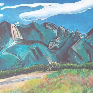 Landscape of Sandia Mountain